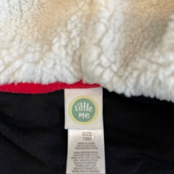 Kid’s Little Me Sherpa Hooded Vest Jacket - Picture 4 of 8